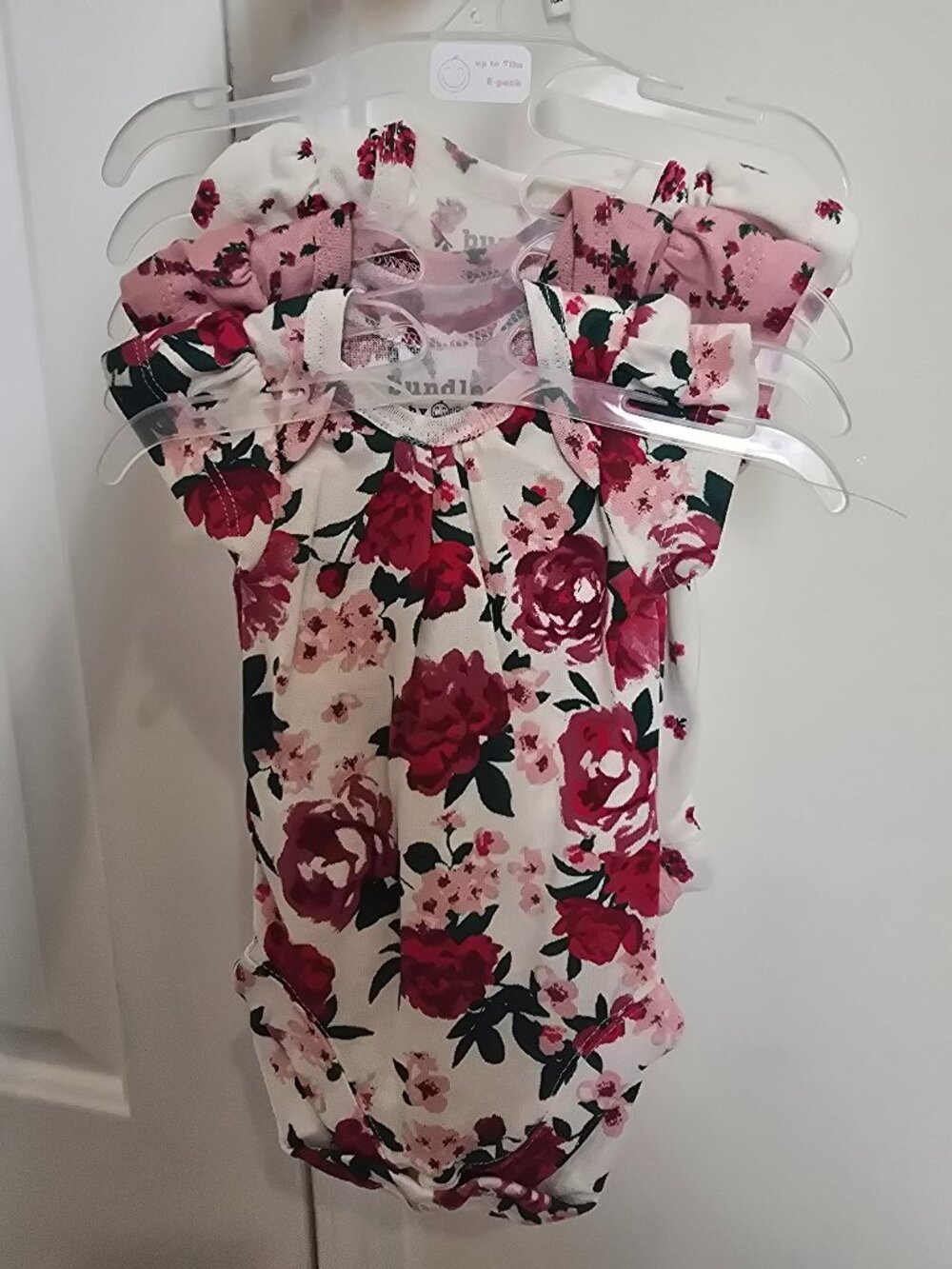 3 Onesie's for girl up to 7lbs